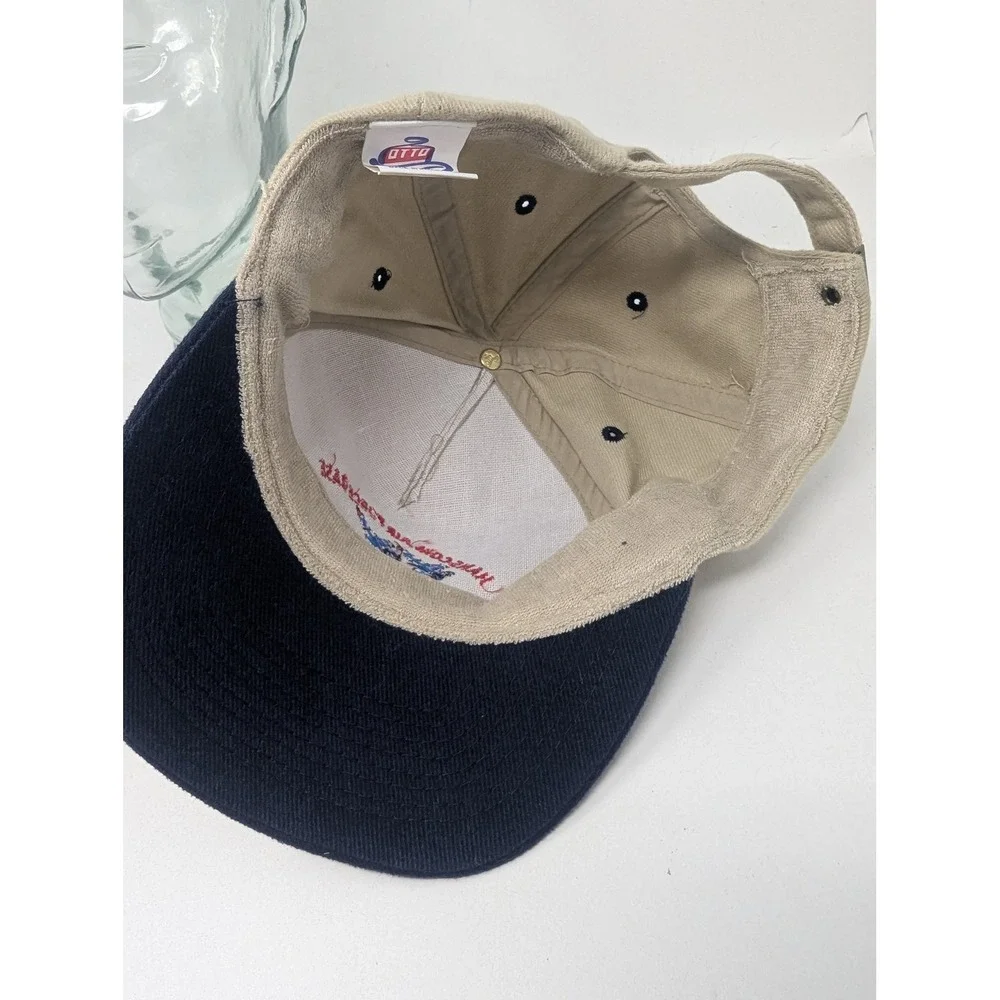 VINTAGE Hanscom Air Force Base Hat Cap Strap Back Air Show Embroidered Mens 90s